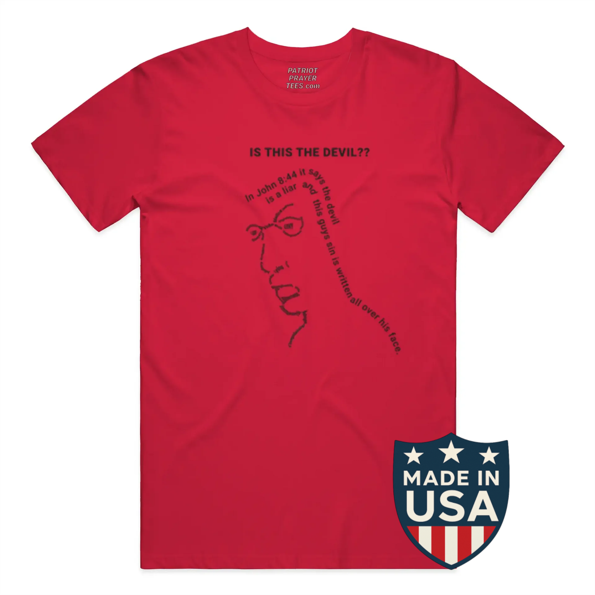 Is This the Devil? T-shirt (Made in the USA)