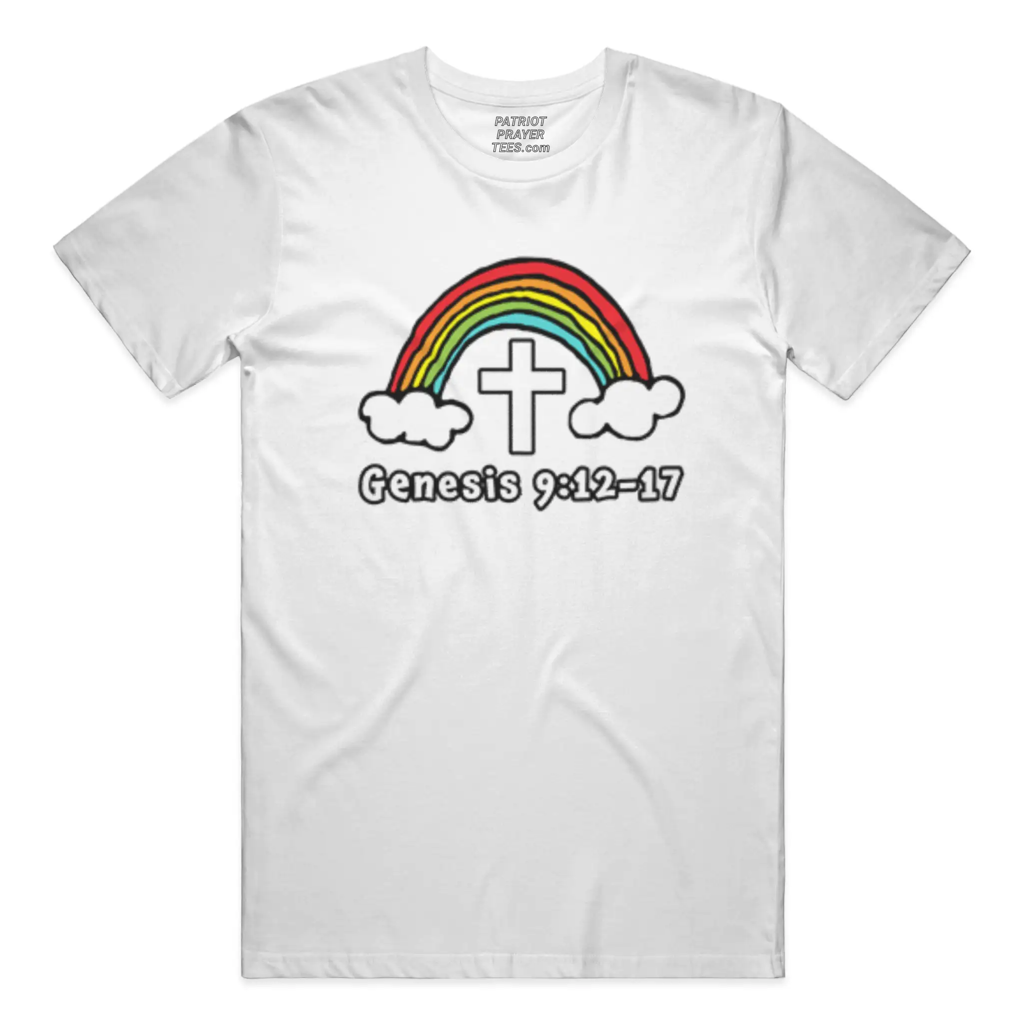 Rainbow In the Clouds T-shirt (Made in the USA)