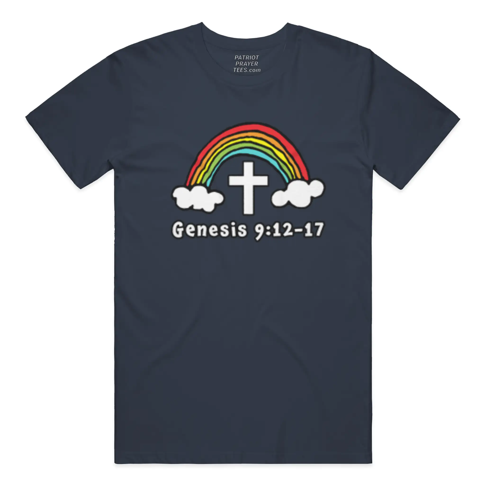 Rainbow In the Clouds T-shirt (Made in the USA)