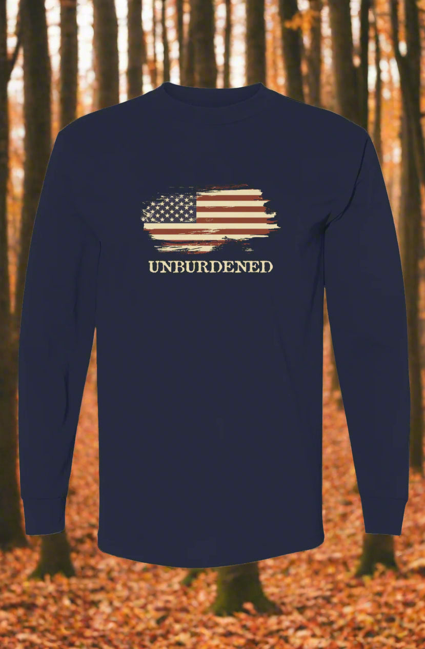 UNBURDENED Long Sleeve T-shirt (Made in the USA)