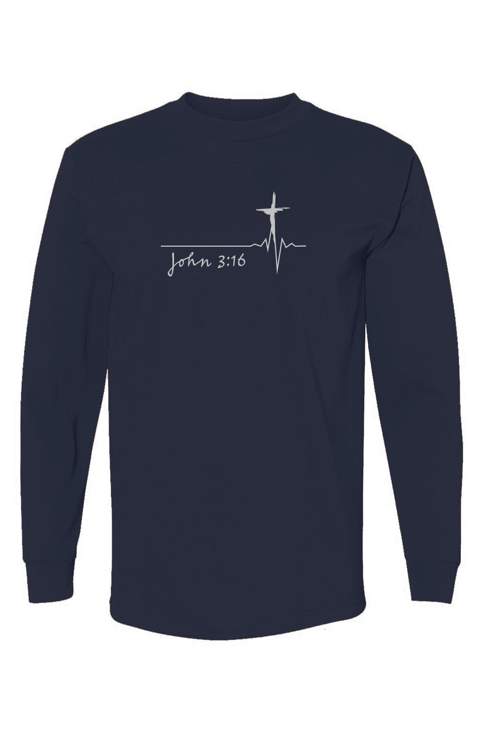 John 3:16 T-Shirt Long Sleeve (Made in the USA)