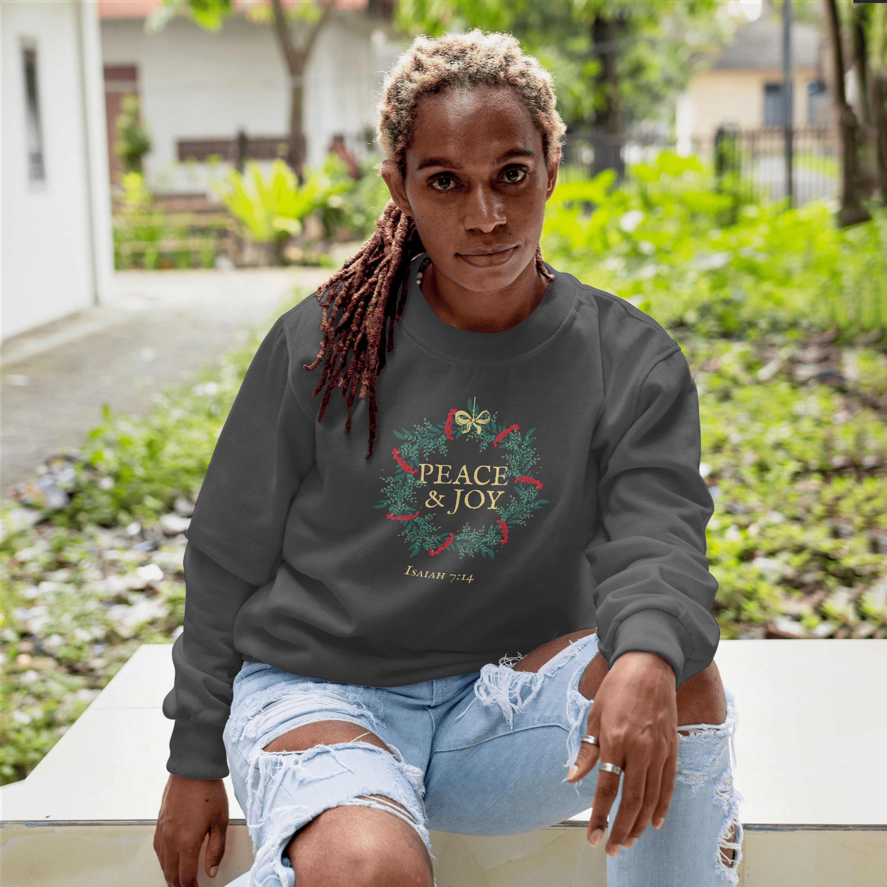 Peace and Joy Sweatshirt (Made in the USA)