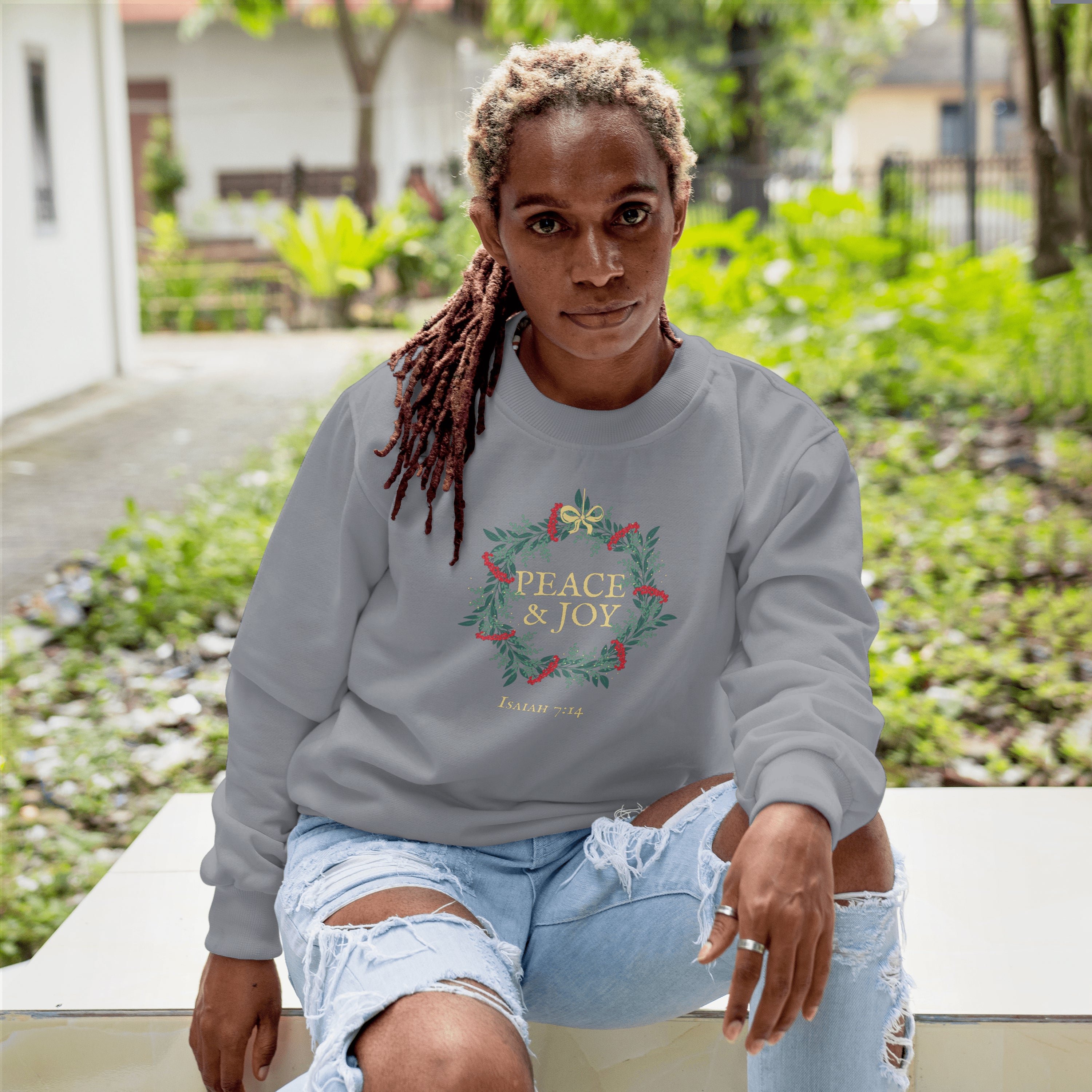 Peace and Joy Sweatshirt (Made in the USA)