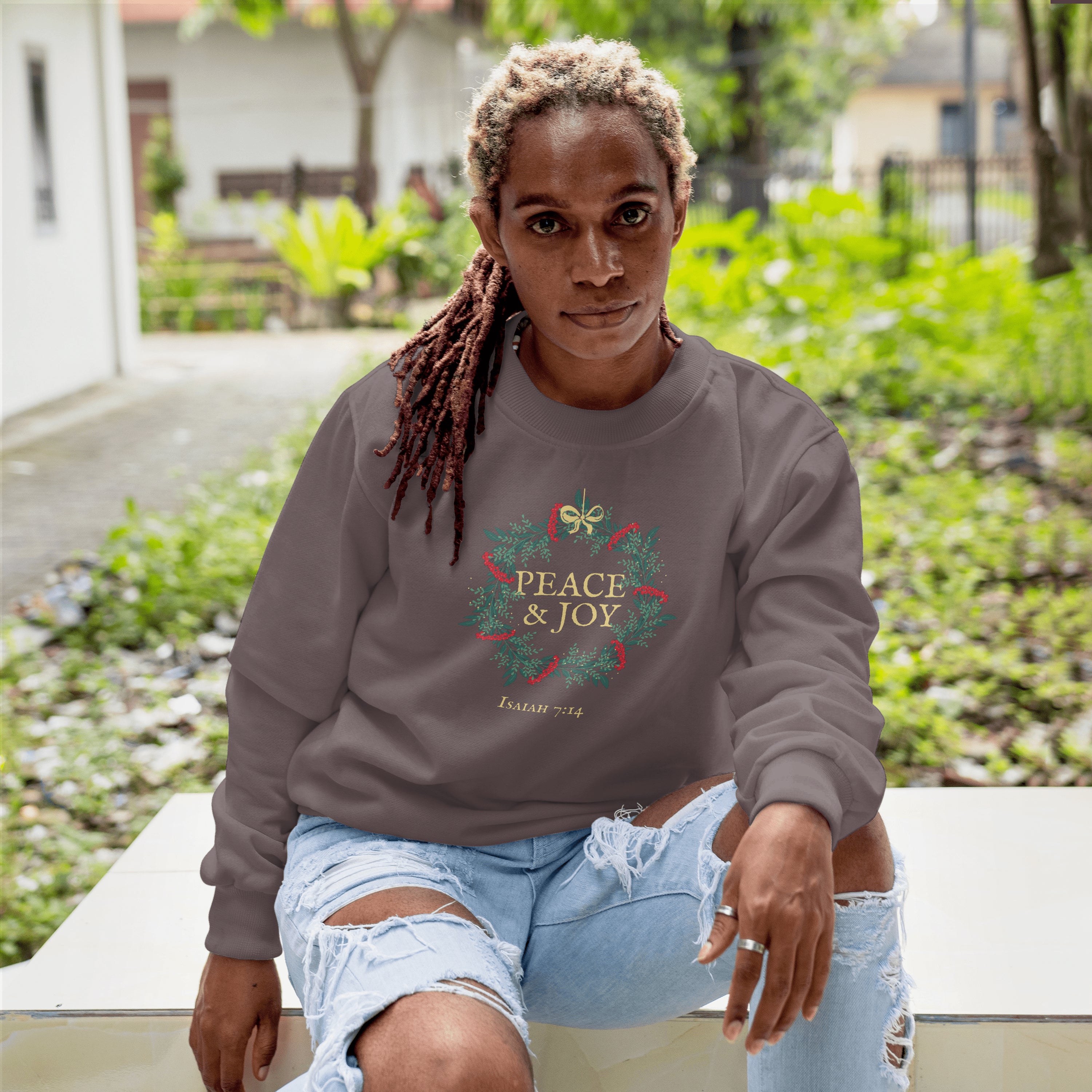 Peace and Joy Sweatshirt (Made in the USA)