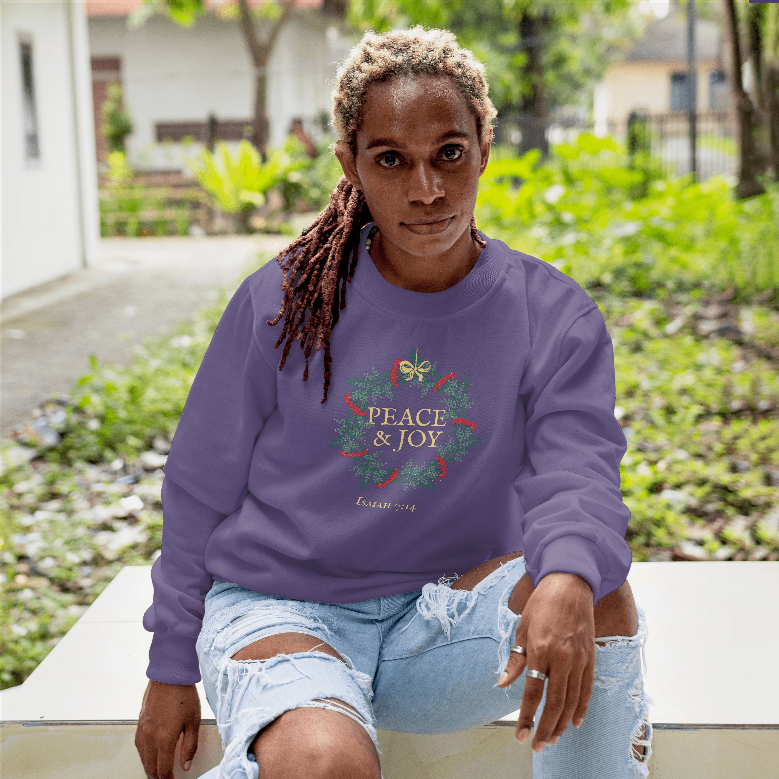 Peace and Joy Sweatshirt (Made in the USA)