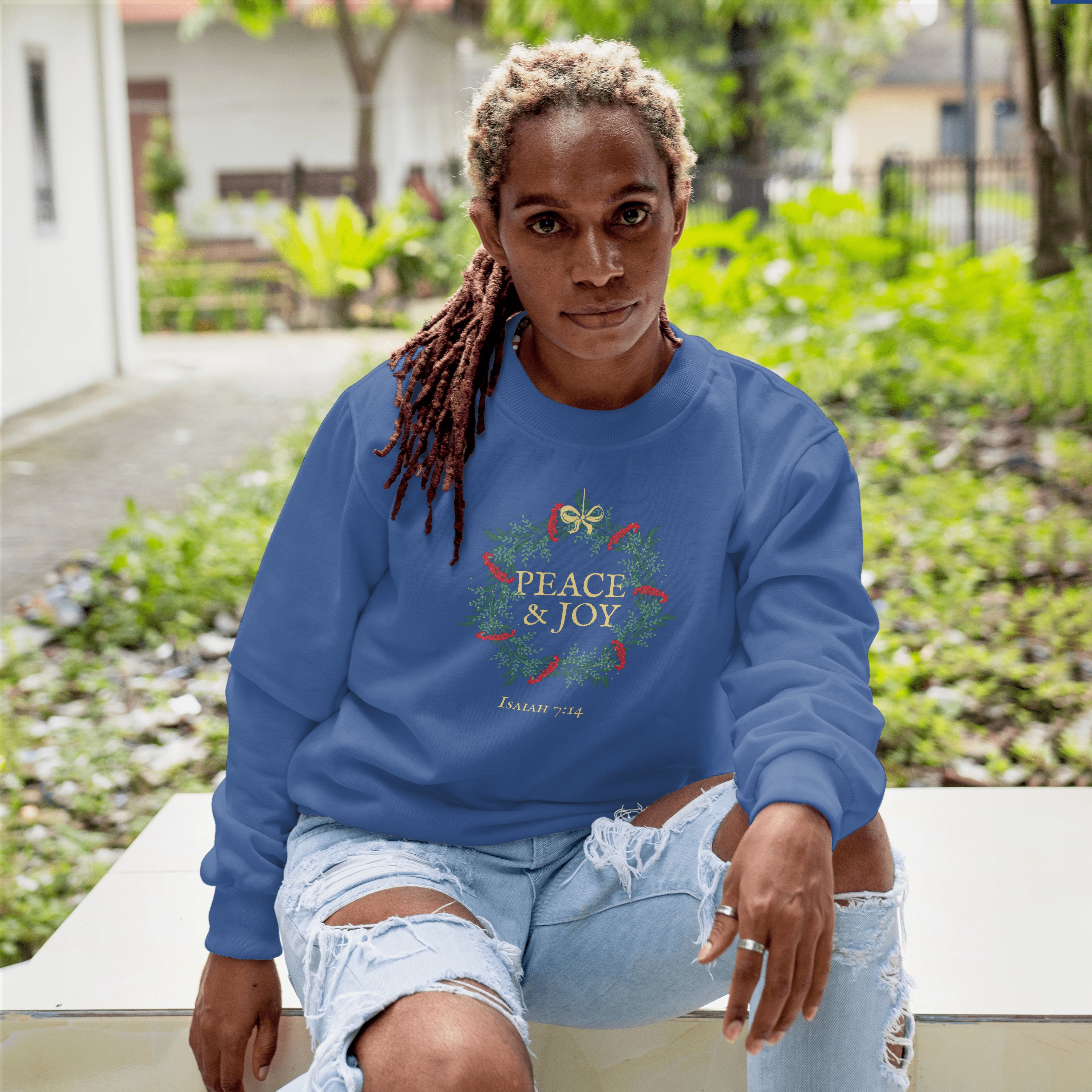 Peace and Joy Sweatshirt (Made in the USA)
