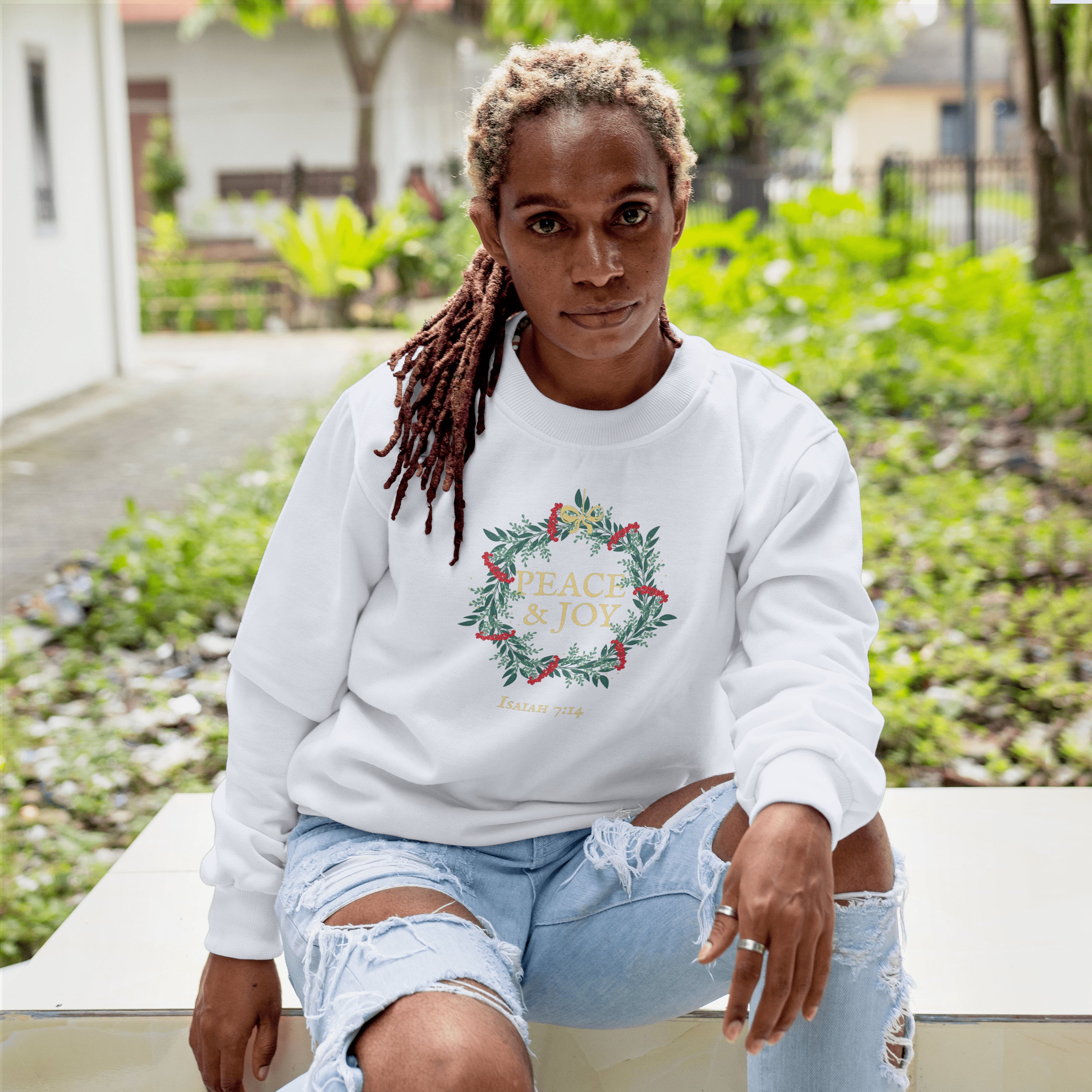 Peace and Joy Sweatshirt (Made in the USA)