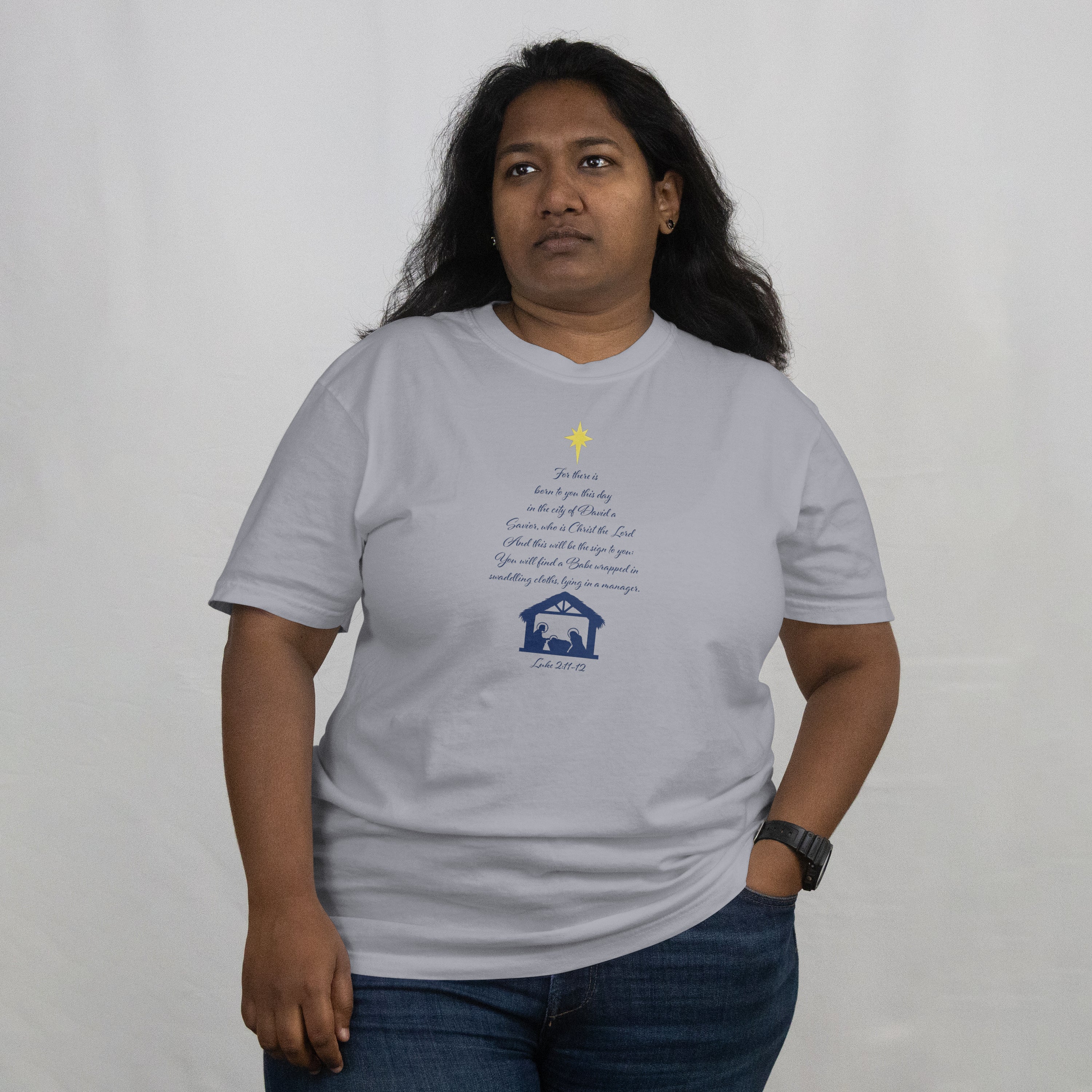 Luke 2:11-12 T-shirt (Made in the USA)