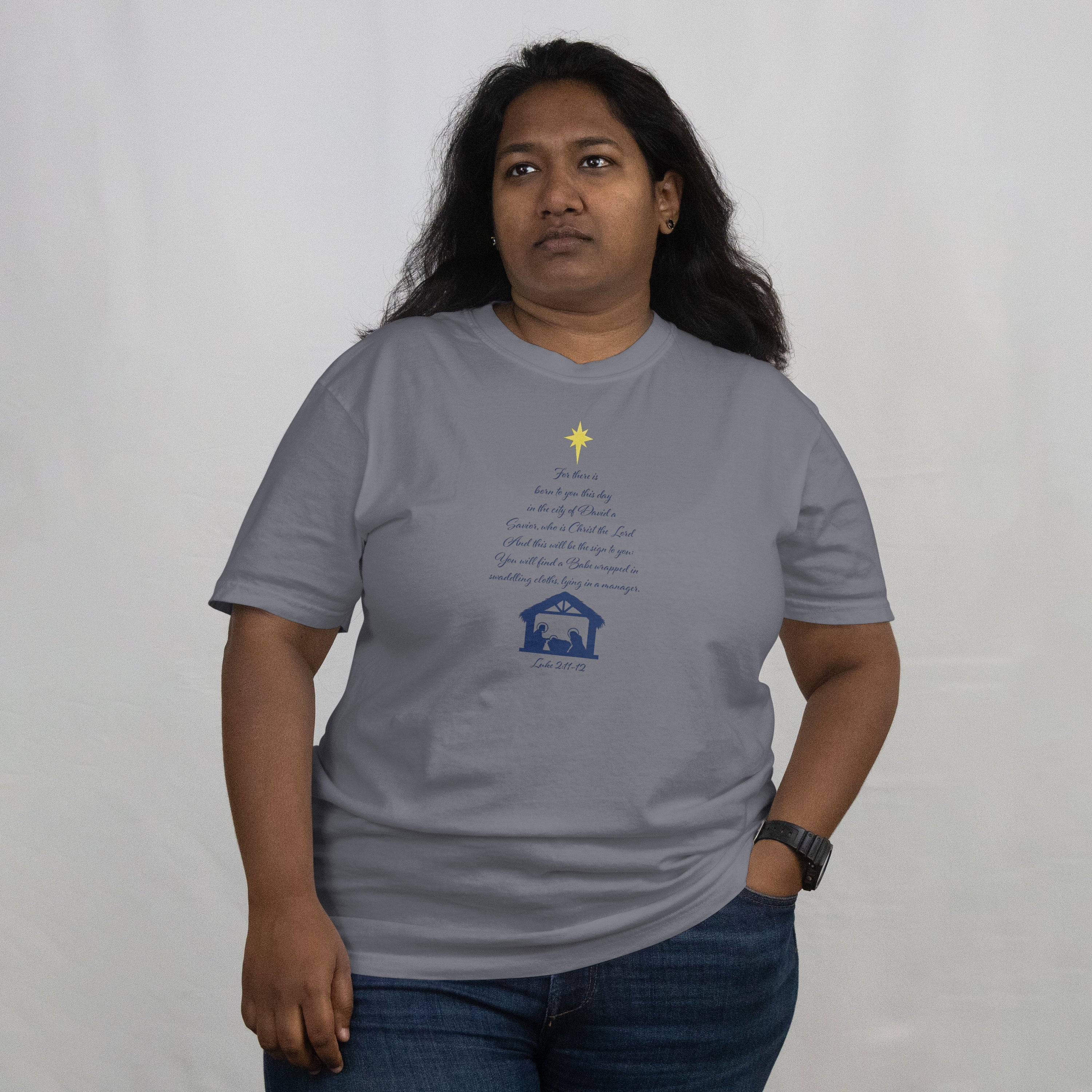 Luke 2:11-12 T-shirt (Made in the USA)