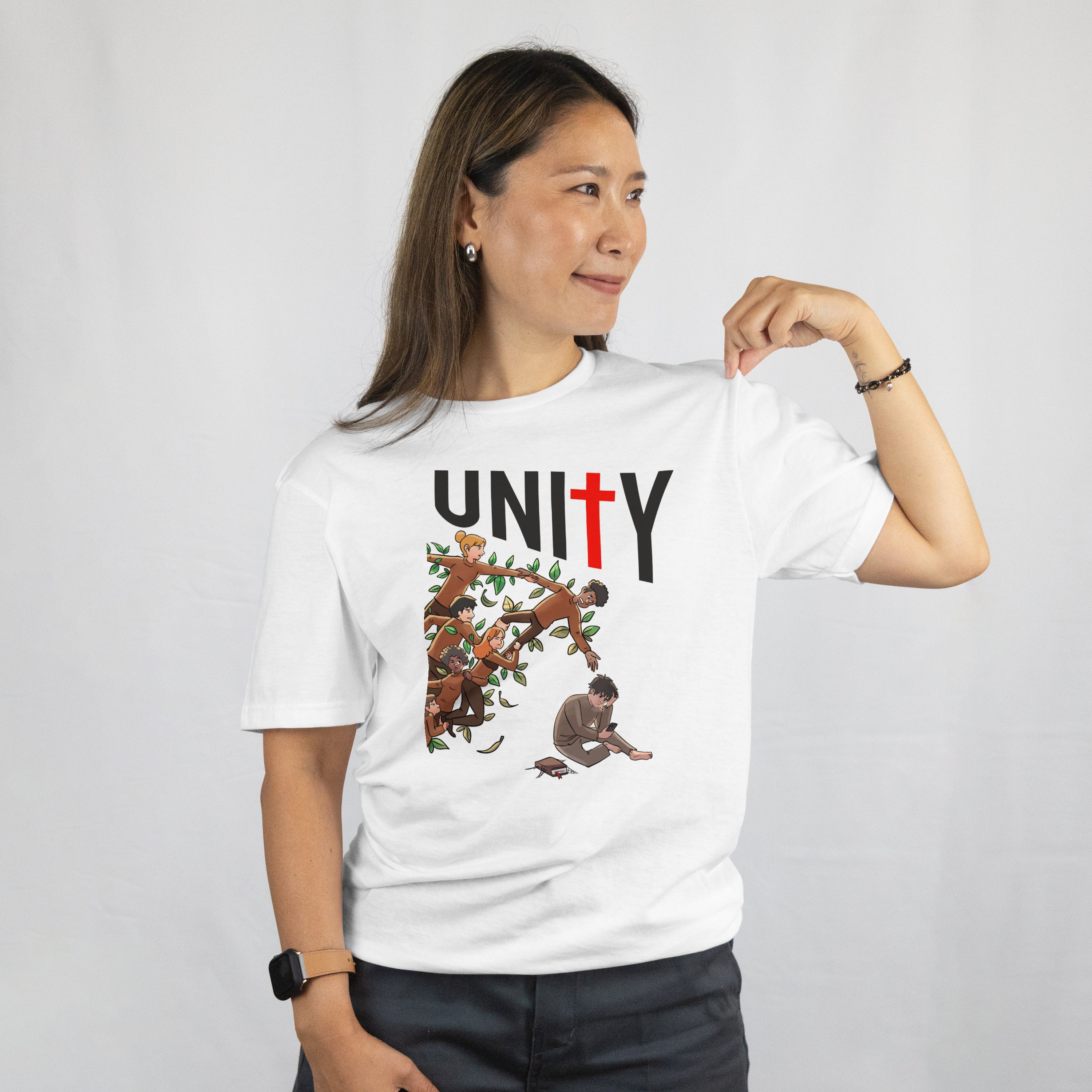 Unity in Christ Front/Back T-shirt (Made in the USA)